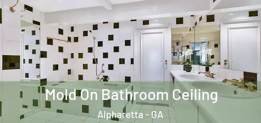 Mold On Bathroom Ceiling Alpharetta - GA